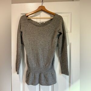 Vince Gray Cashmere wool boatneck sweater XS/S cozy
